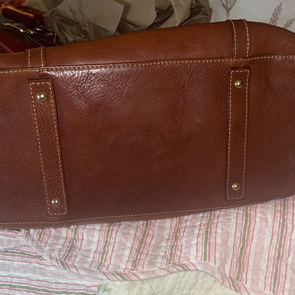 Dooney & Bourke Leather Florentine Travel Work Everyday Bag by Dooney & Bourke - Picture 12 of 15